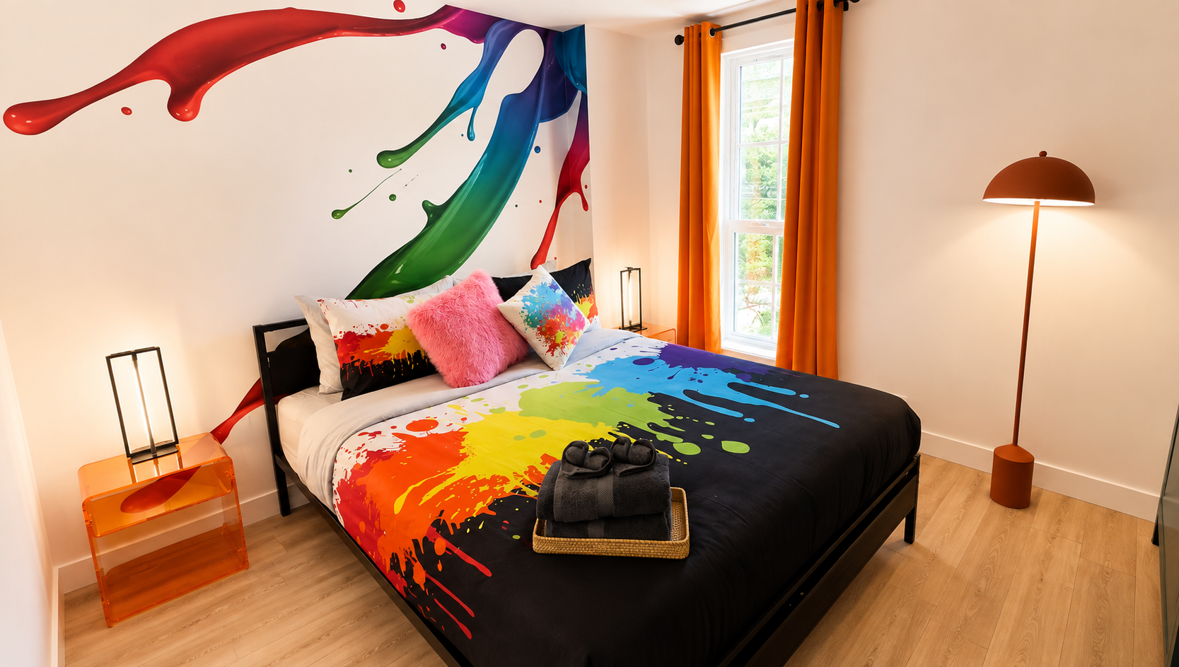 Queen bed
