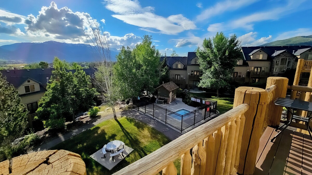 Scenic views from the deck.