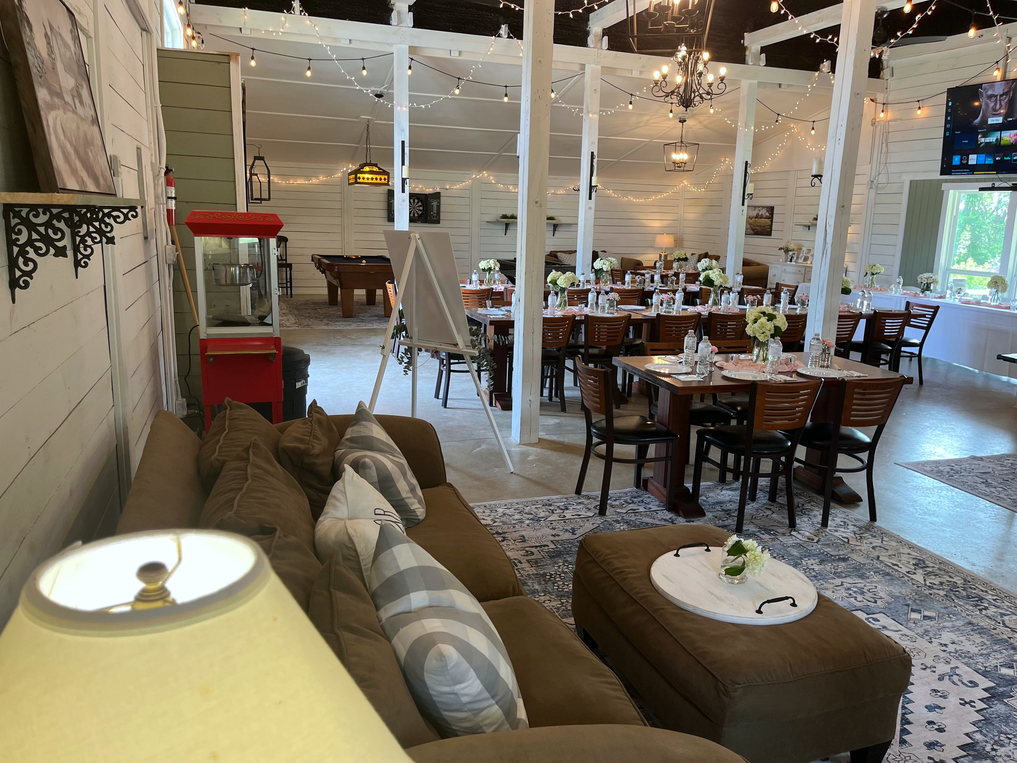 Game Barn - ready to feed the crew