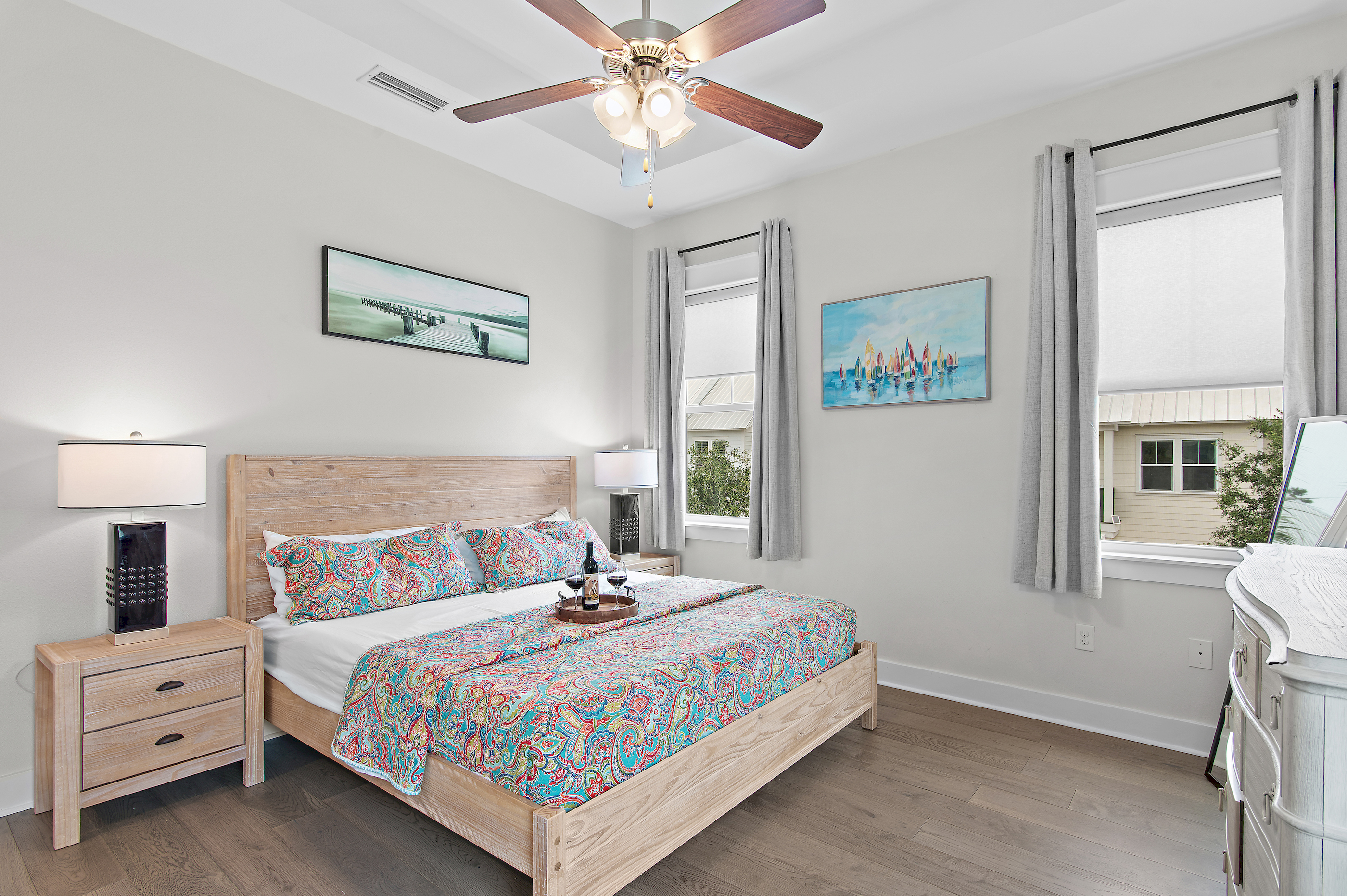 Get plenty of rest and relaxation in the wide open Master Bedroom with views.