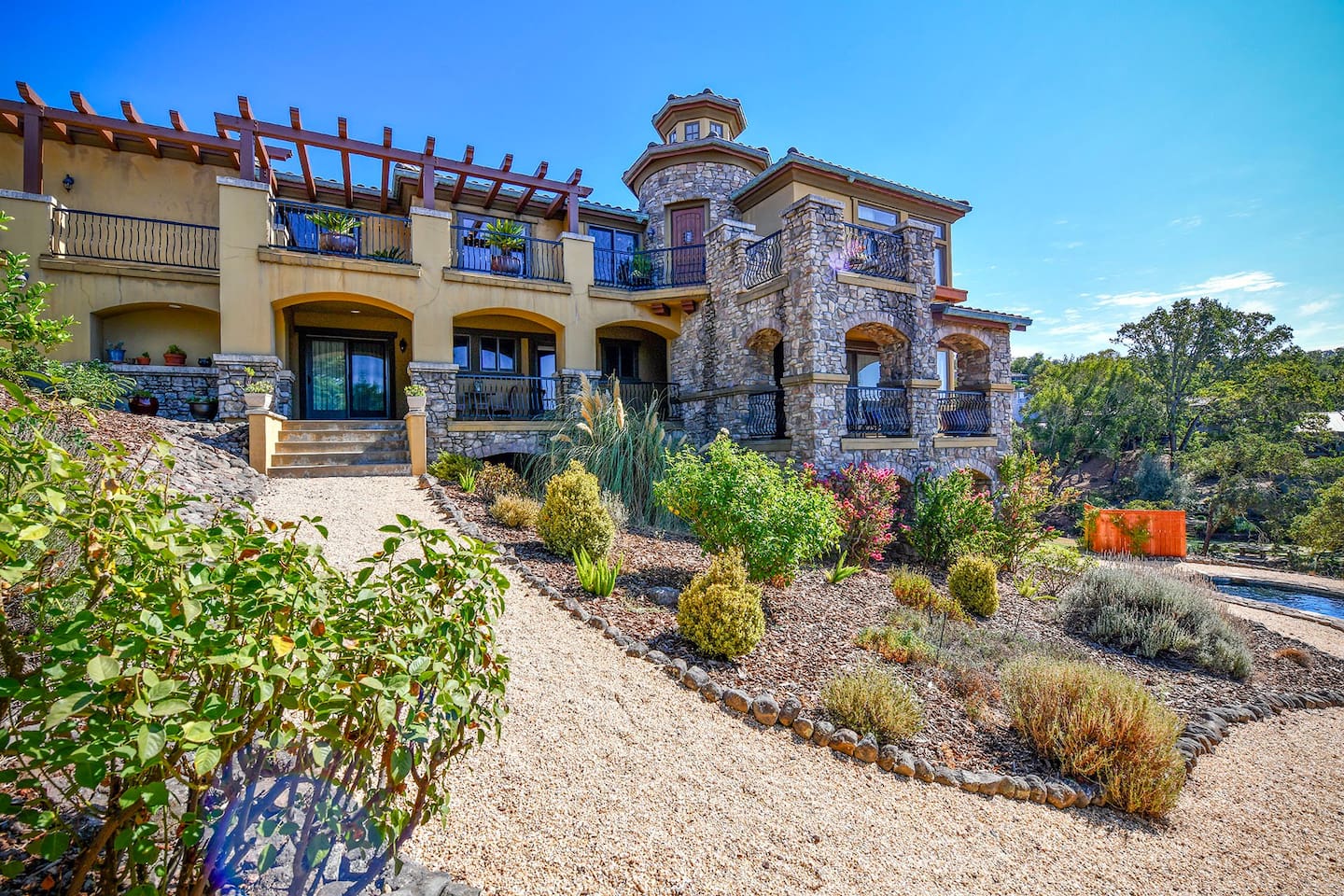 Back view of the home.