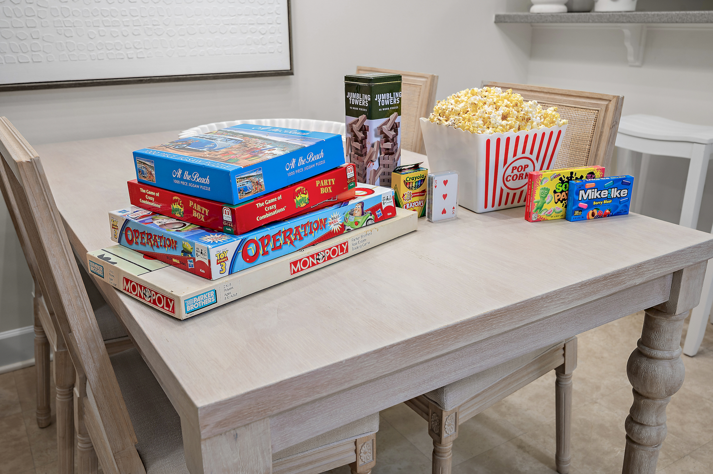 Complimentary Movie Night Package and Games