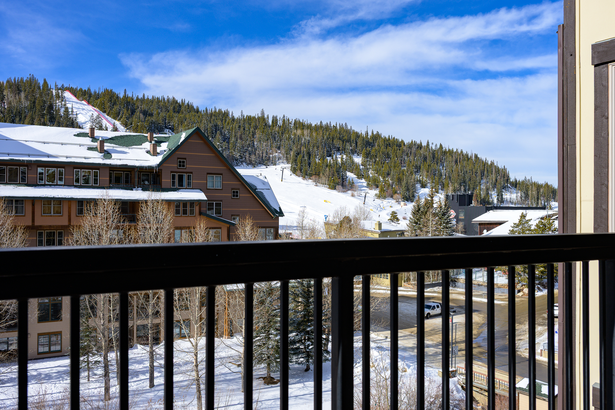 Porch view looking to right (Gondola loading is behind building)