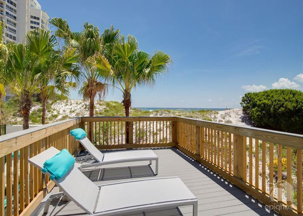 Dune walkover leading to deeded beach access