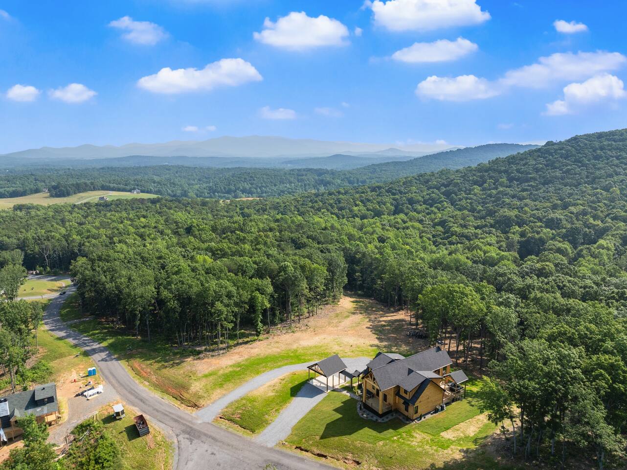 Take in the breathtaking beauty of the Blue Ridge Mountains from your own luxury escape.