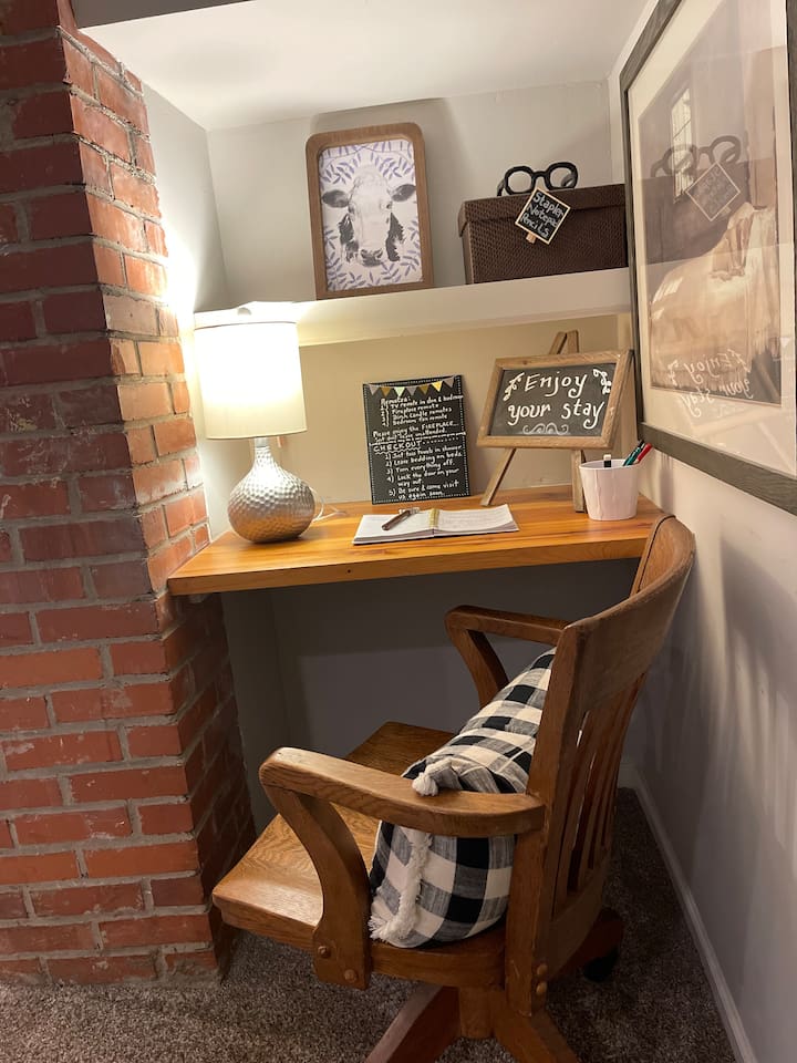 Dedicated work space!