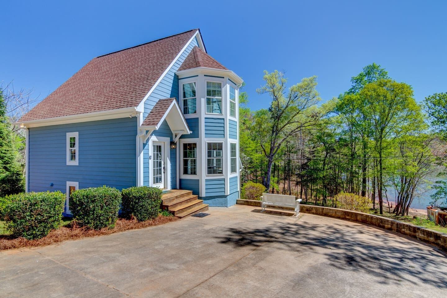 Our home is just steps from the water's edge