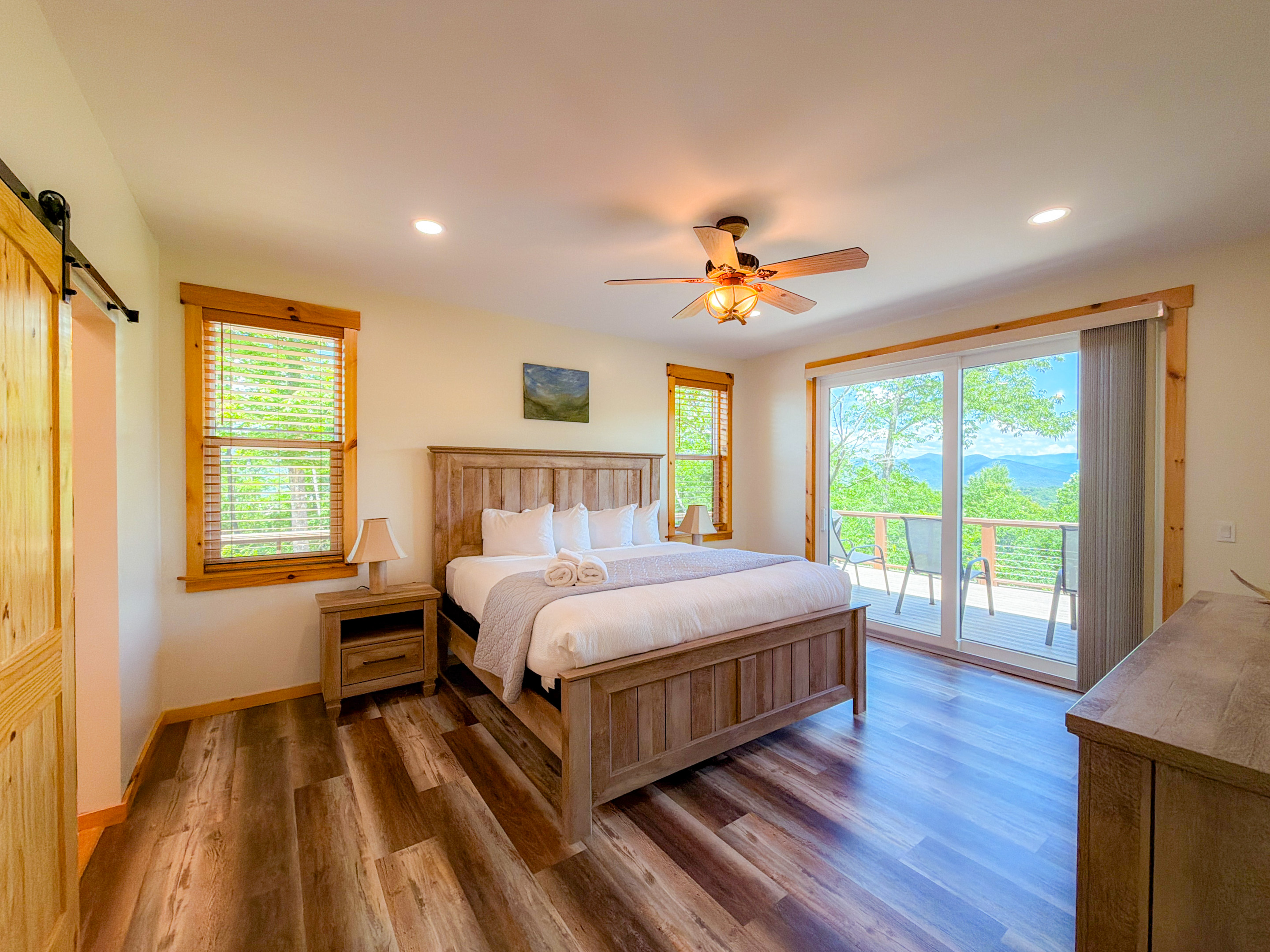 Master Bedroom in the evenings