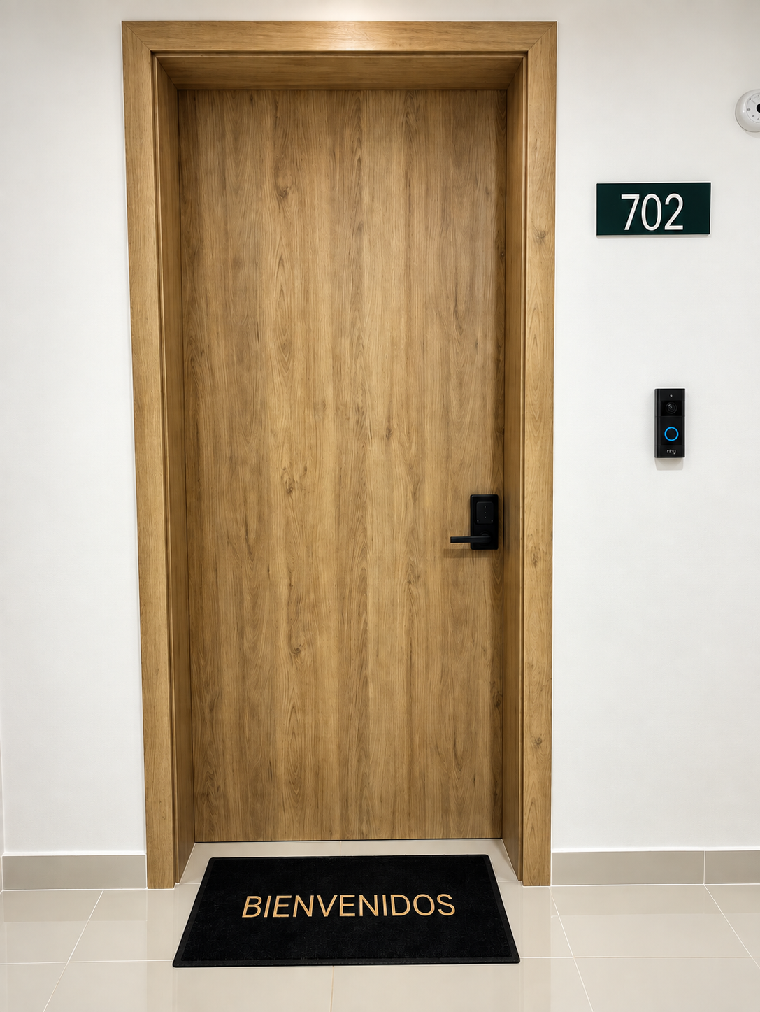 Welcome to Casita Camelia! 🔑✨ Easy, secure entry with a smart lock and video doorbell.