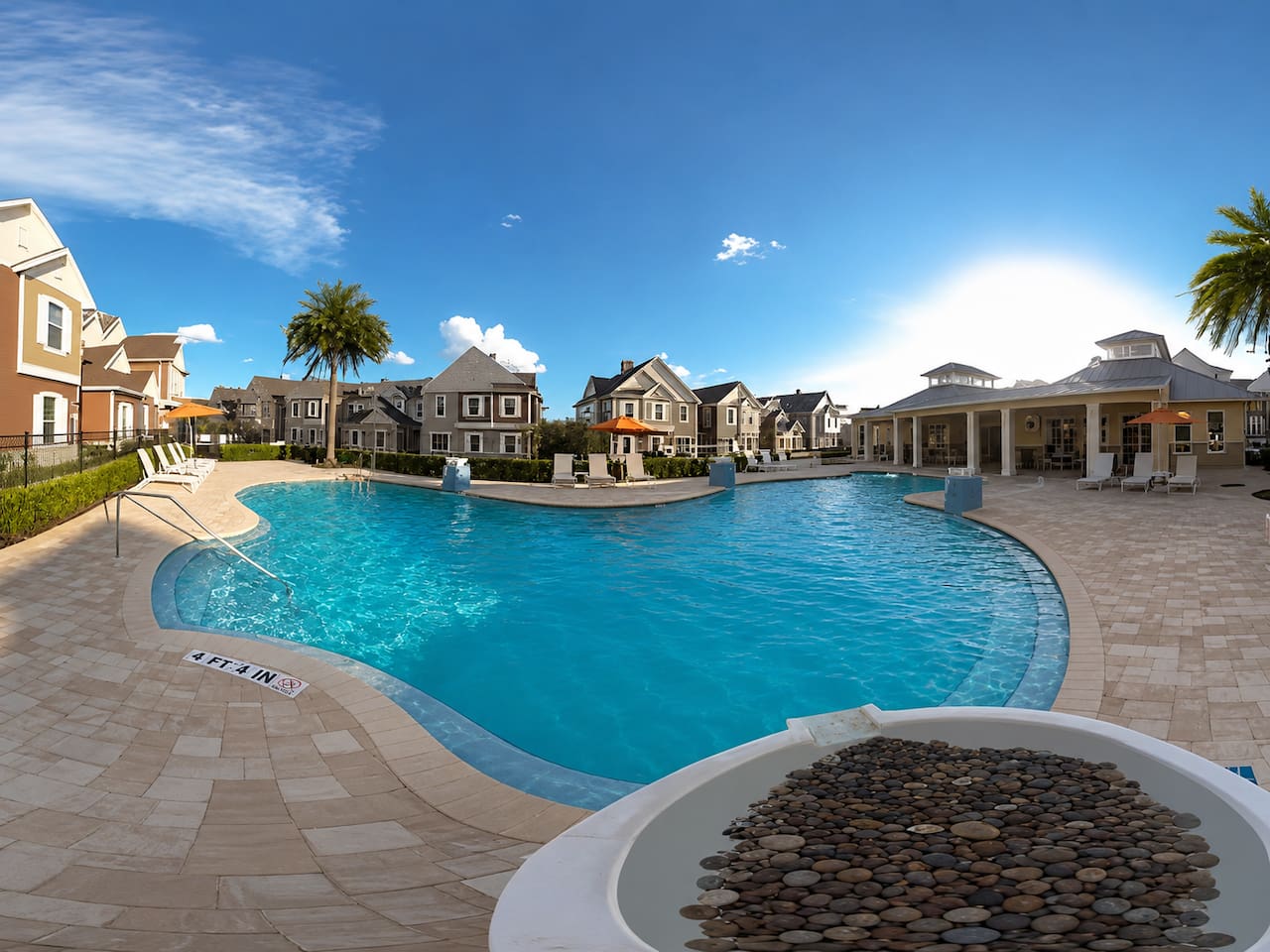 A sparkling resort-style pool perfect for sunny Florida days.