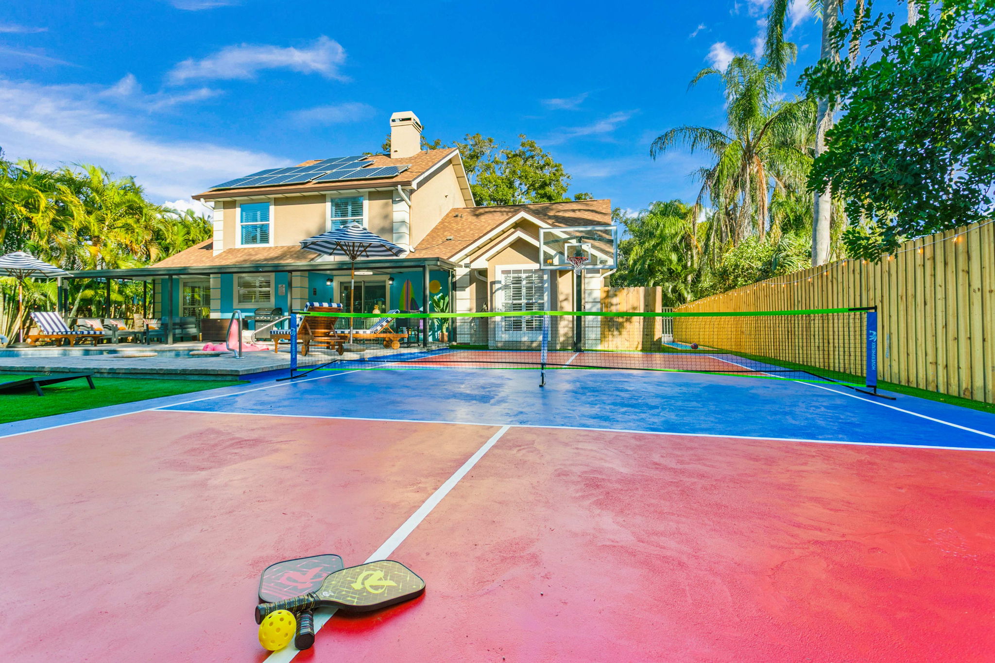 Pickleball and Basketball court