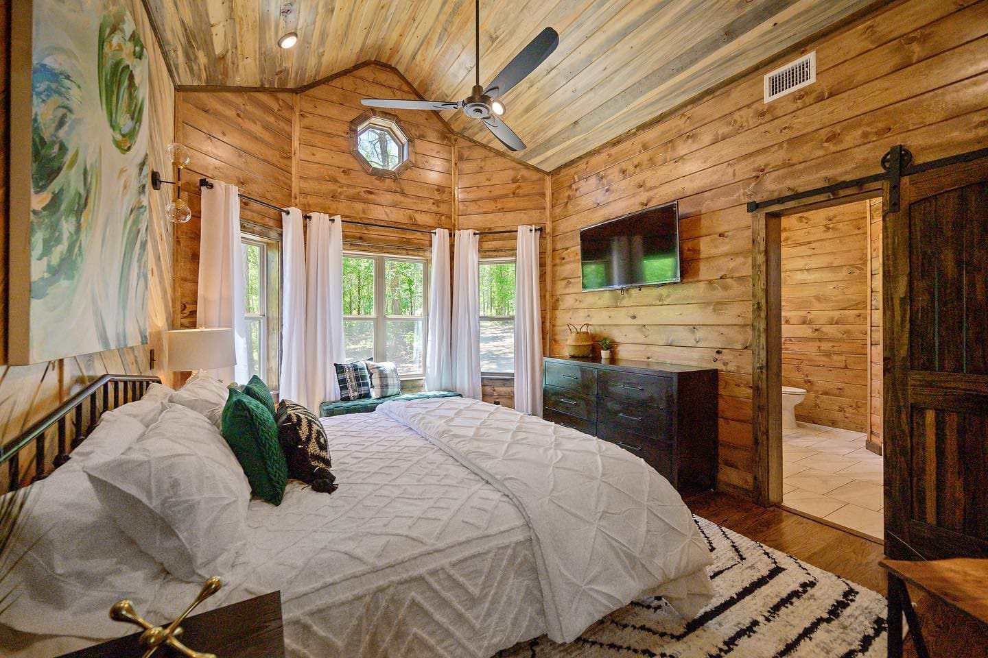 Thoughtfully arranged bedrooms with ample storage keep your stay organized and stress-free.