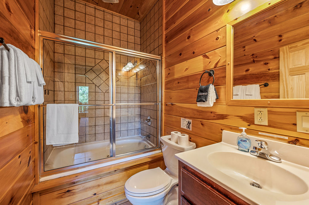 Second Floor Bathroom with Shower and Tub