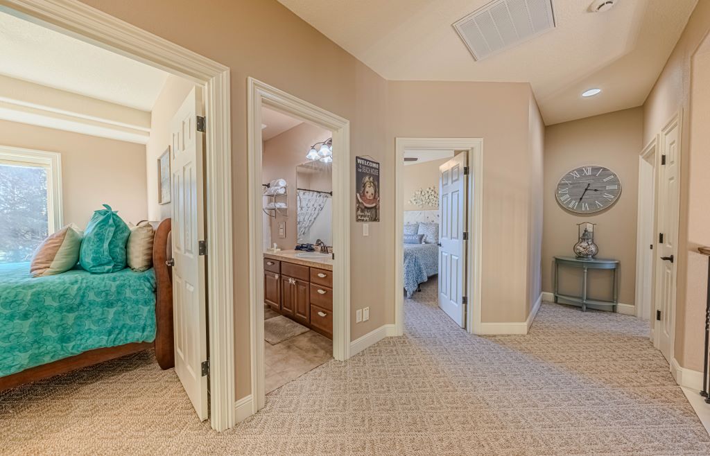 Upstairs landing..  Open and bright throughout the entire house!