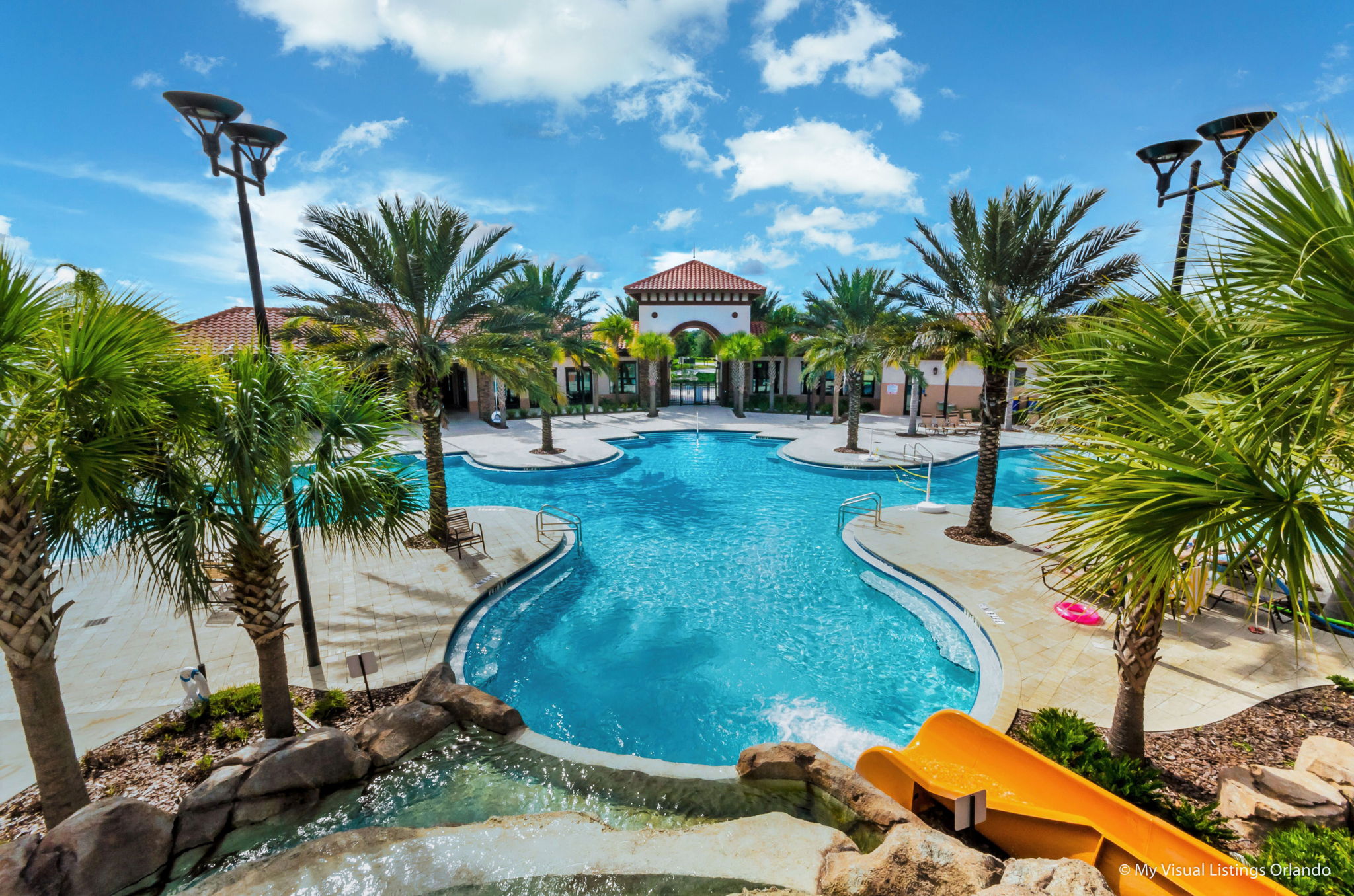 Solterra Resort Pool and Lazy River. Soak up the fun at Solterra's resort-style pool with water slide and lazy river.