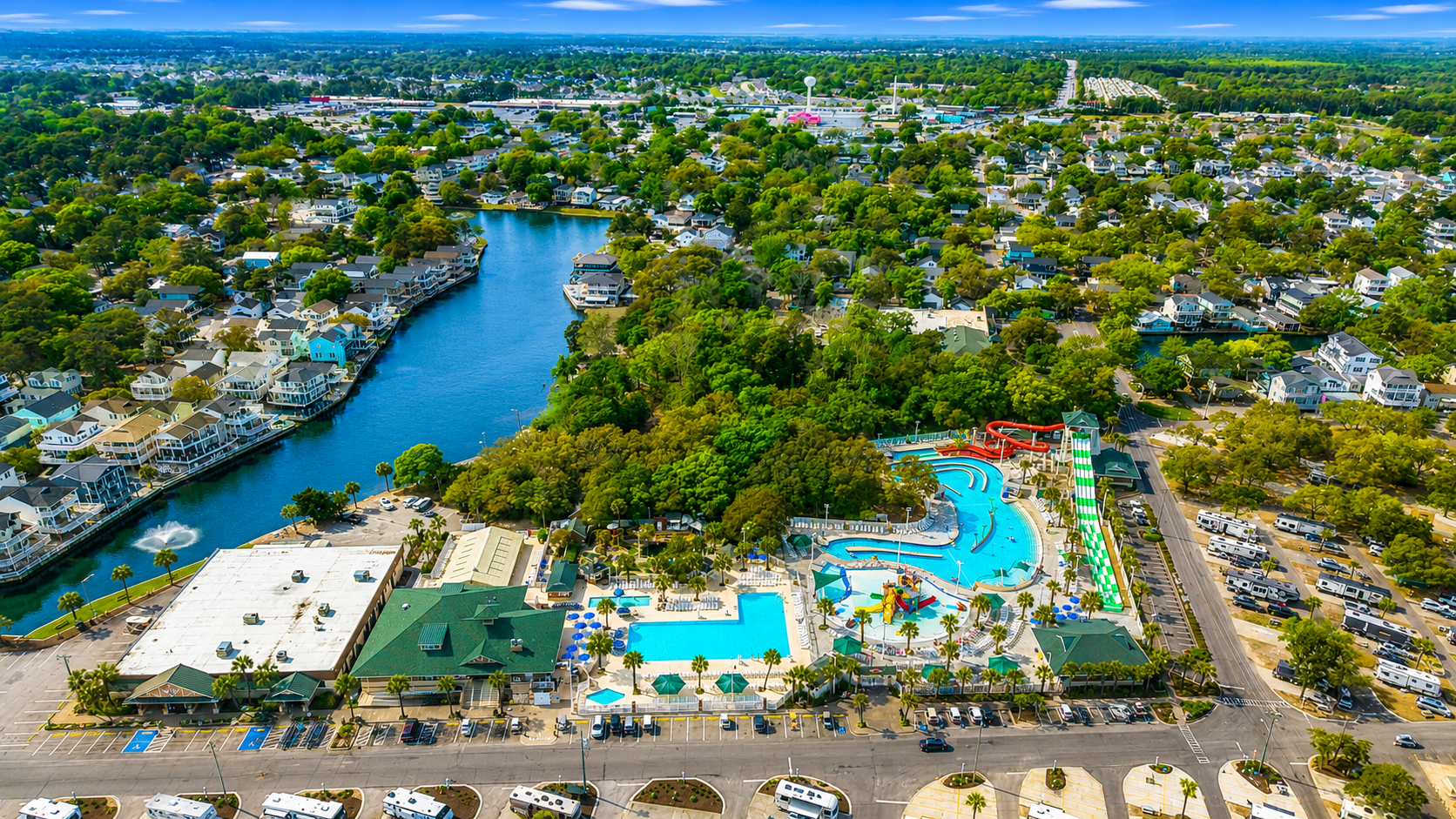 Take advantage of the pool, lazy river, waterpark, cafe and more! 