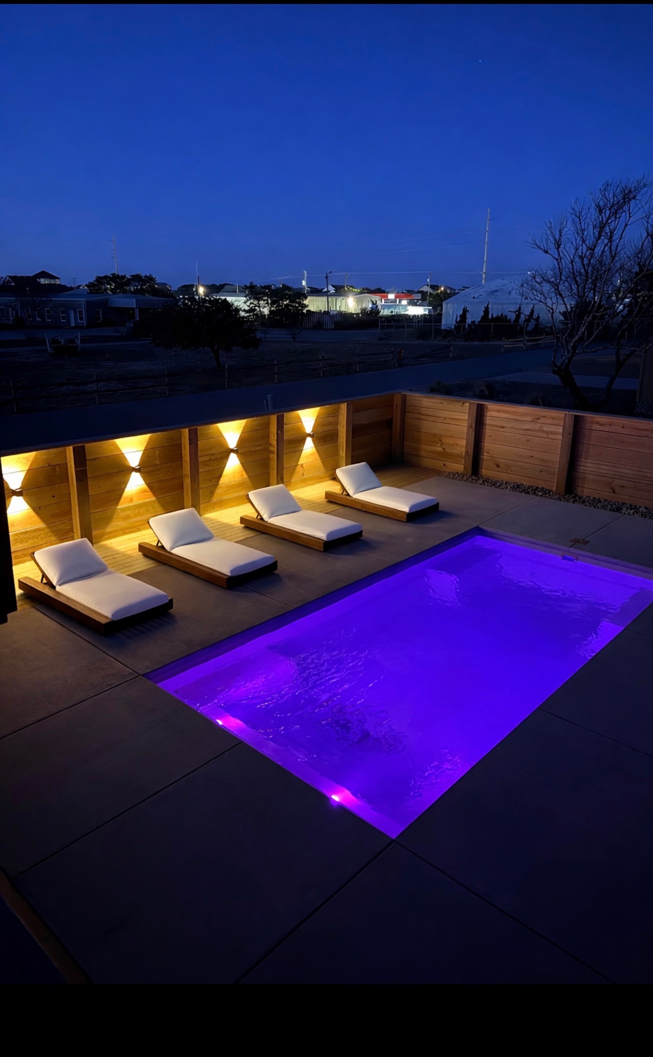 Pool at Night