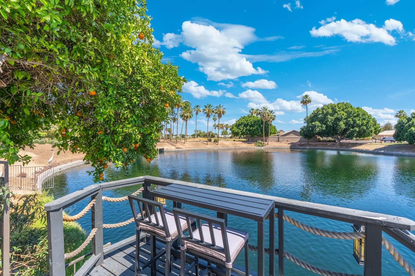 The dock offers a front-row seat to the lake's natural beauty — grab your morning coffee, breathe in the fresh air, and let the calm water set the tone for your whole day.