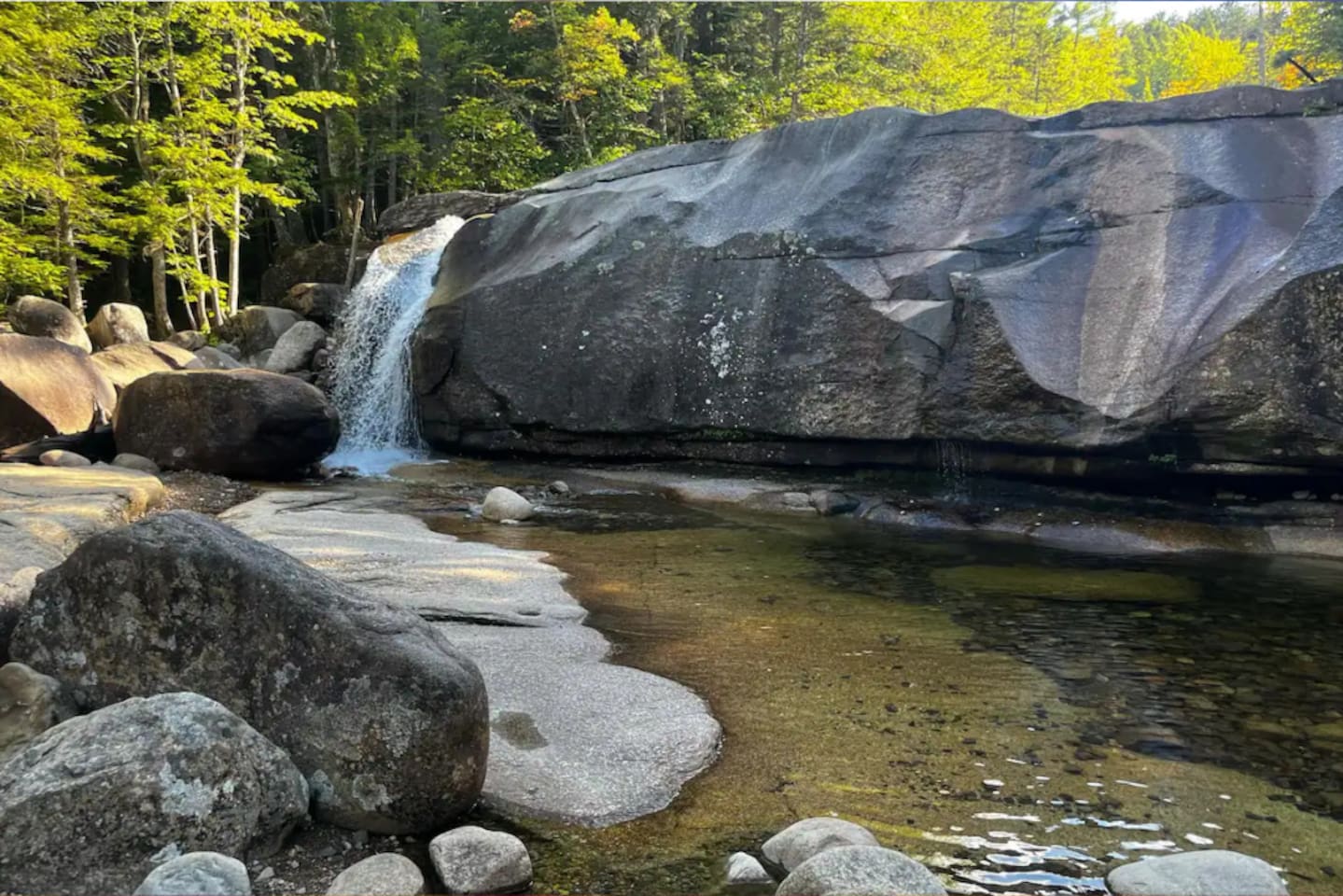 Amazing photo from Diana’s bath which is only a 20 minute drive down the road!