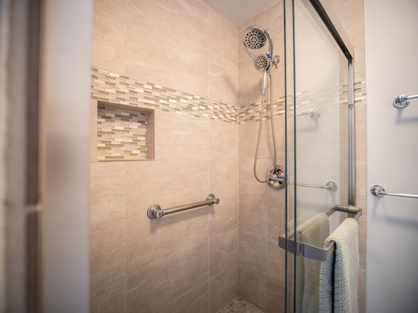 Master Shower upstairs