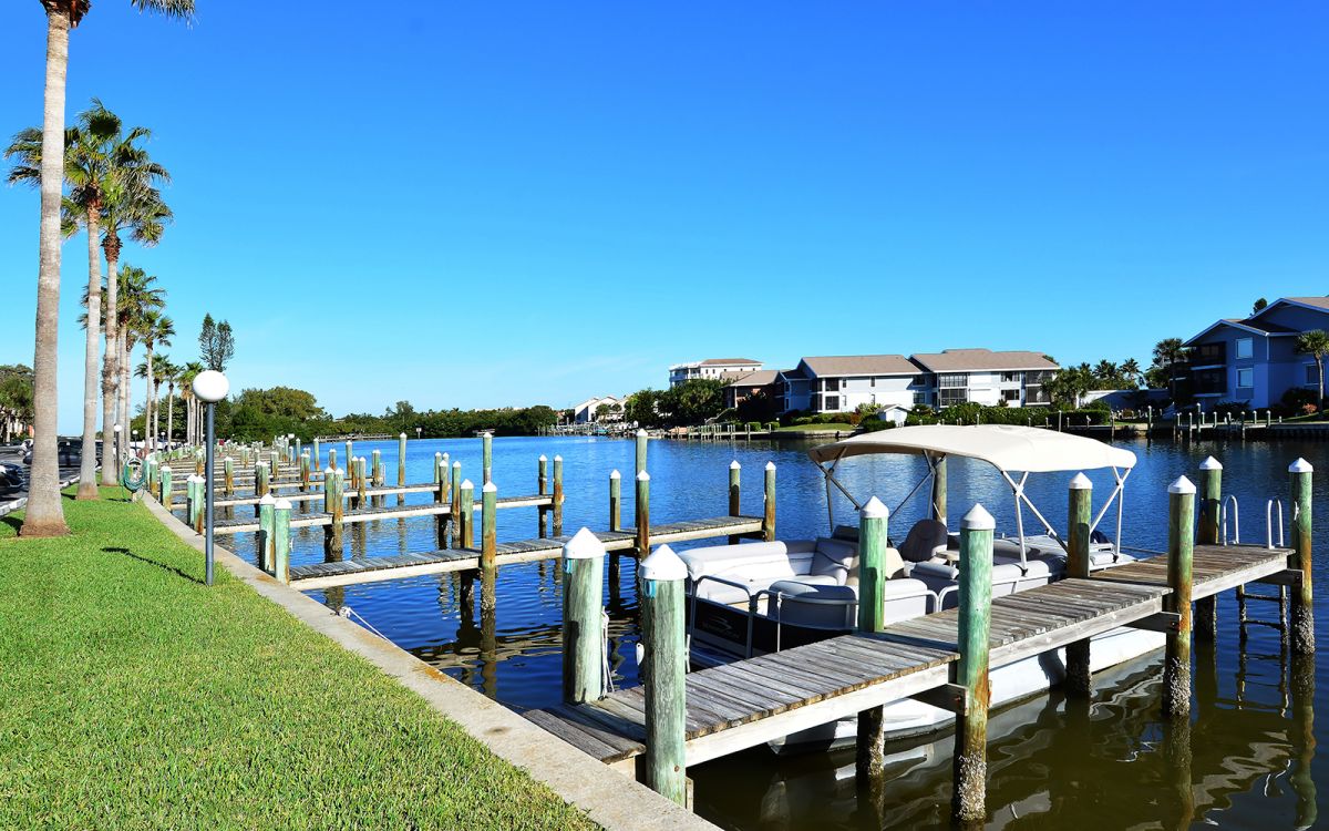 Park your boat or fish 