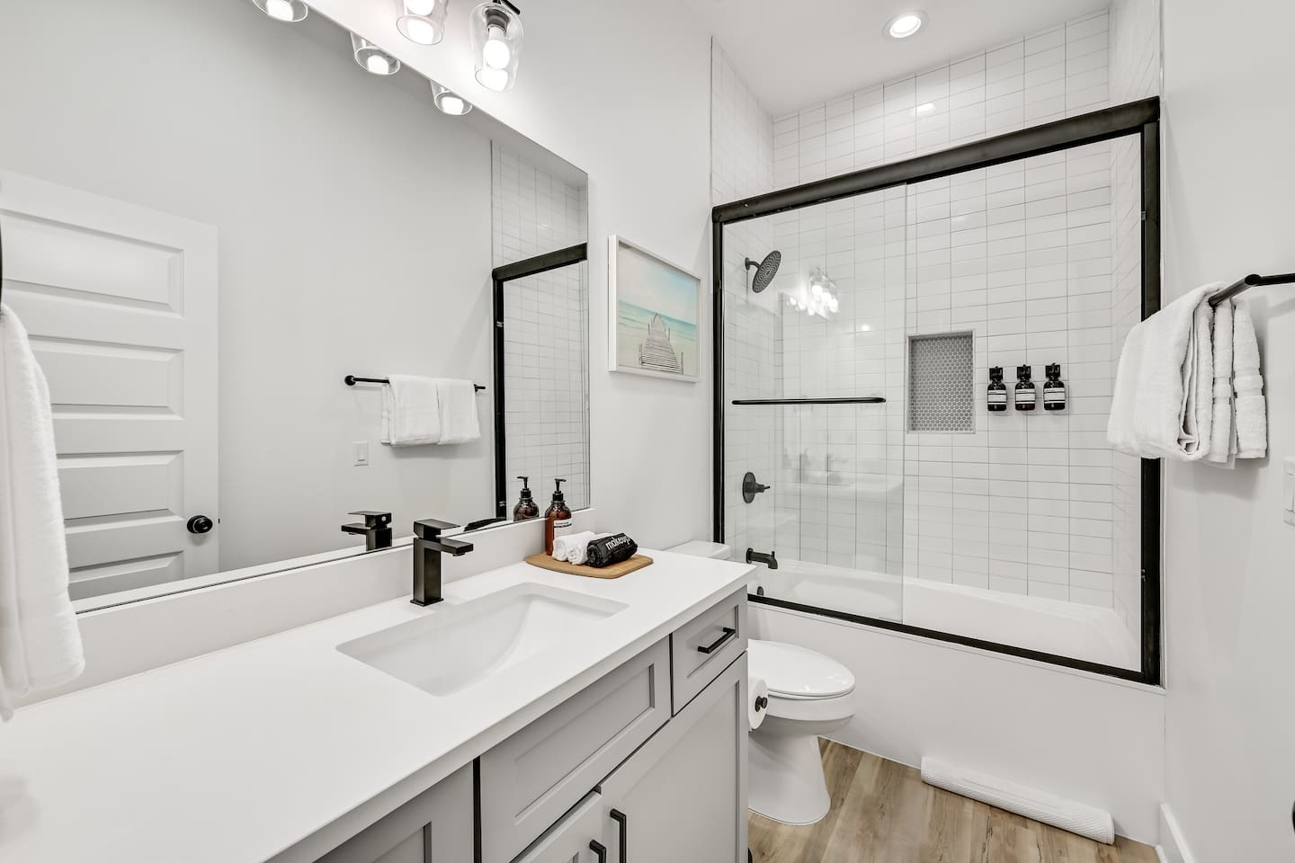 King Suite # 1: Private Bathroom (first floor)