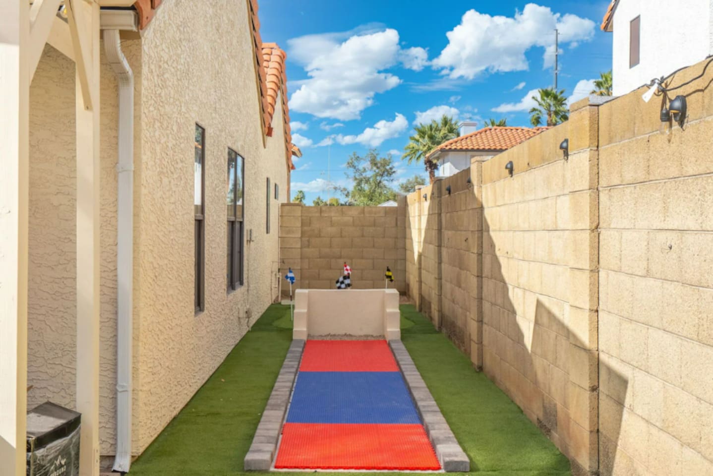 Sharpen up your bowling arm with your own personal bowling lane.