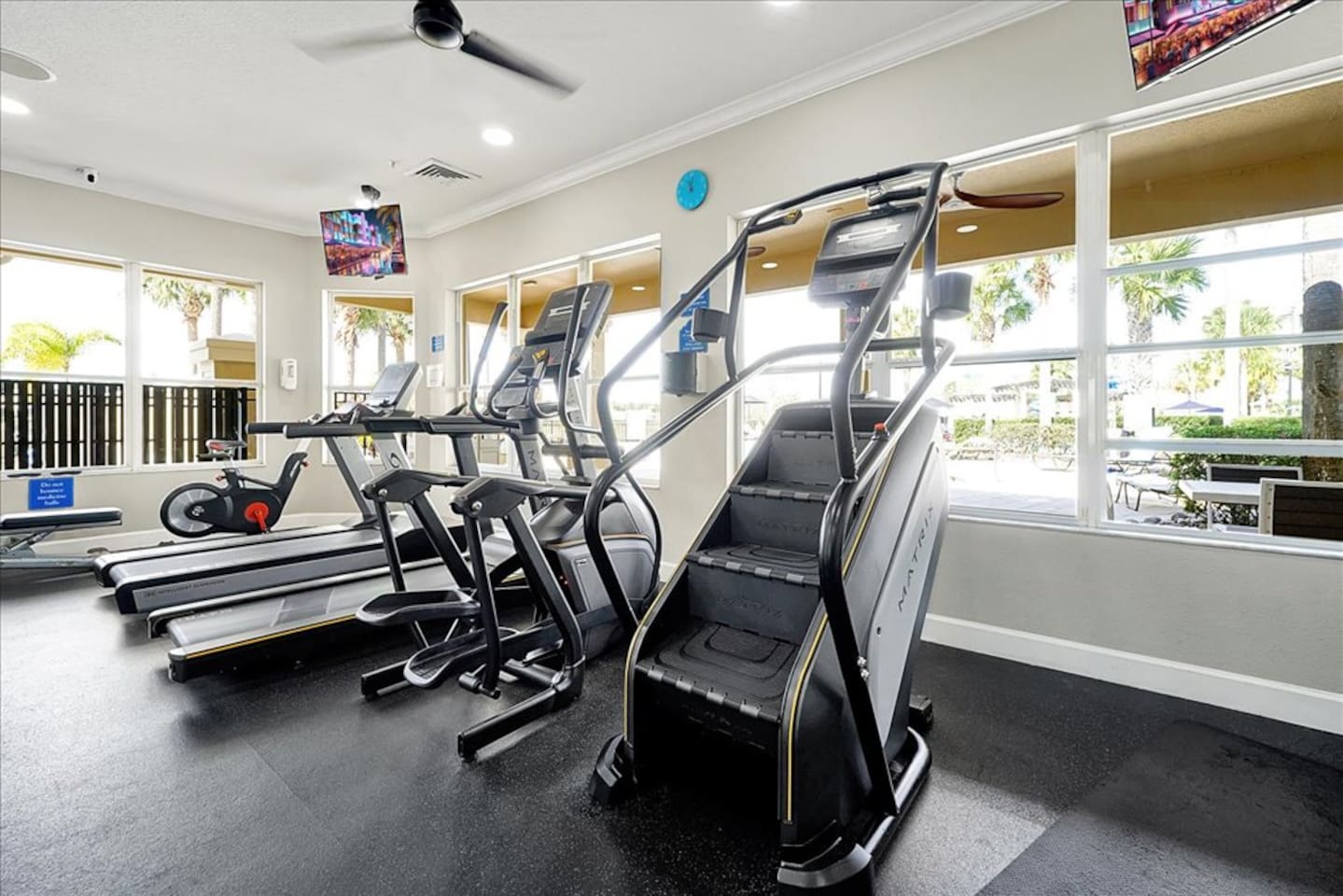 Treadmill and elliptical and stairmaster