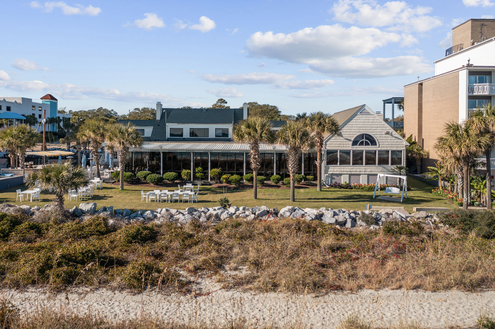 Sea Captains House is located next to the Caribbean