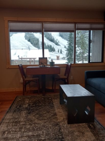 View from dinning area.