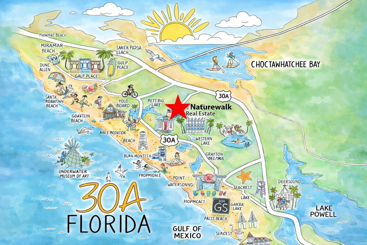 Convenient to 30A Attractions