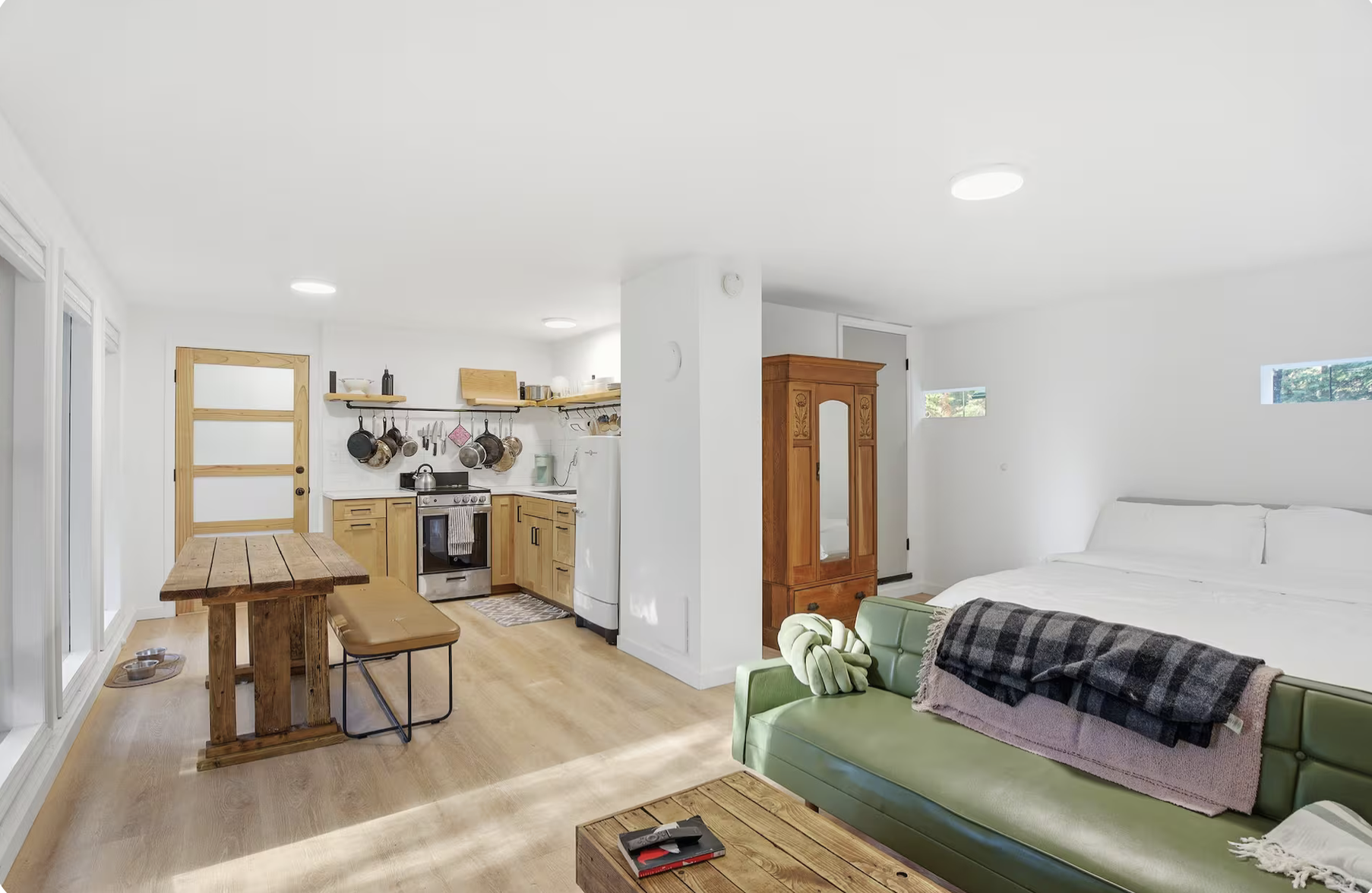 Our downstairs unit has a separate entrance and is completely private