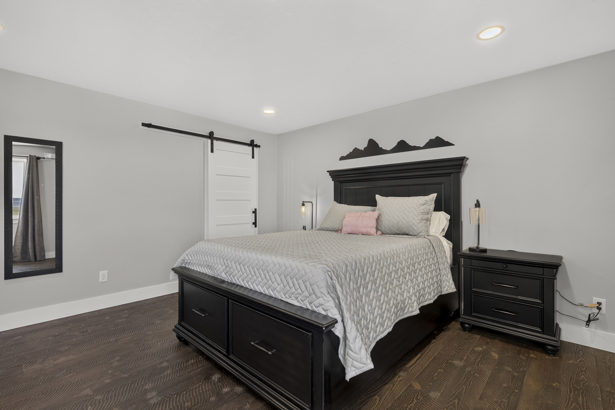 Master bedroom upstairs.