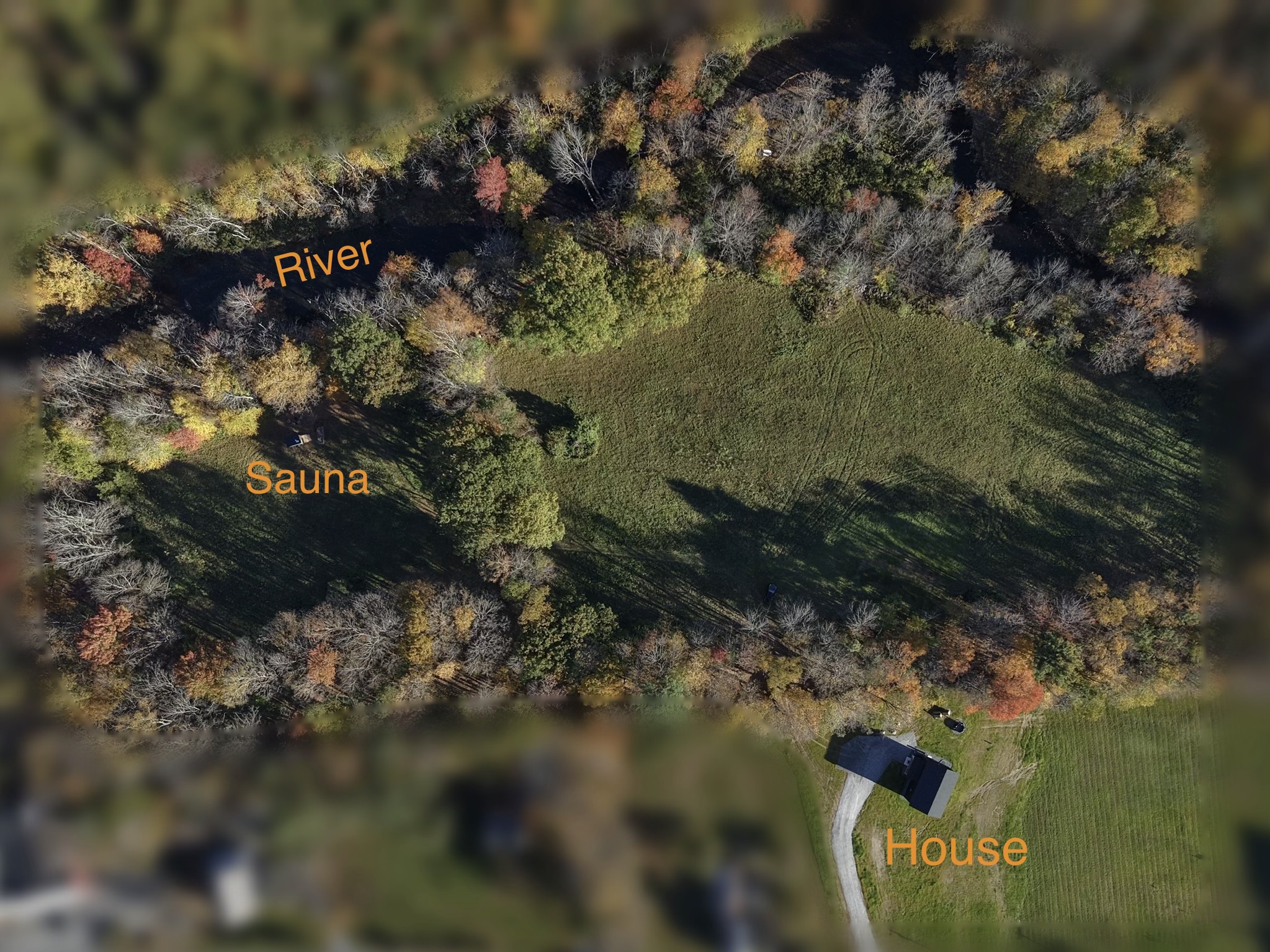 Plenty of exploring to do on our property. Everything you can see in this image is private access for guests only. 