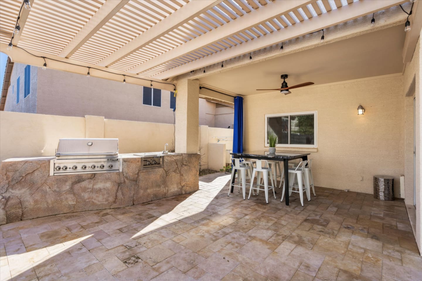 Outdoor grill and dining