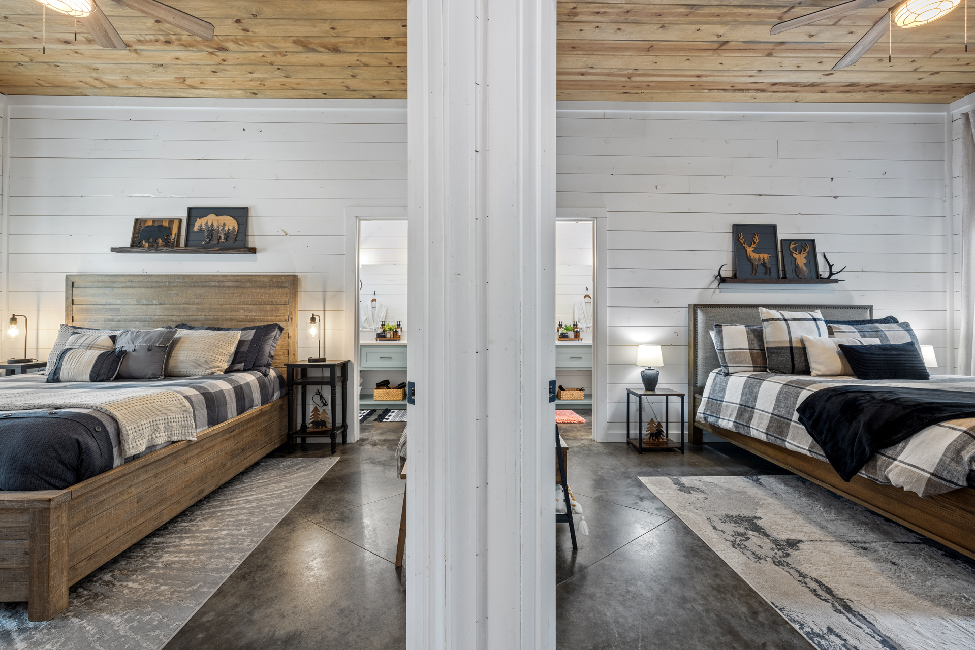 Bedrooms Split View