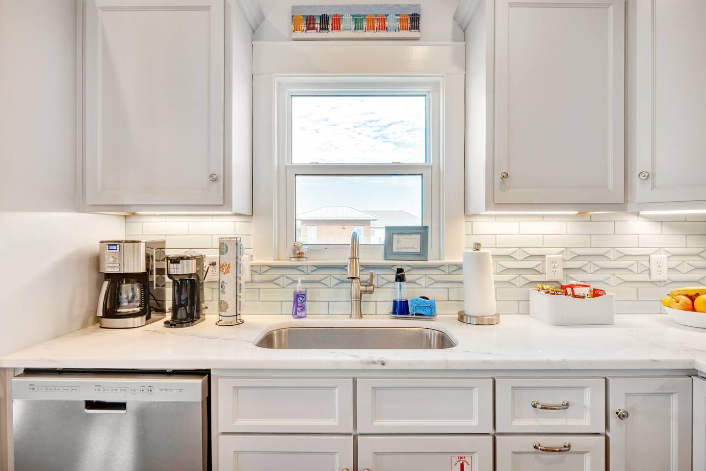 Fully stocked kitchen