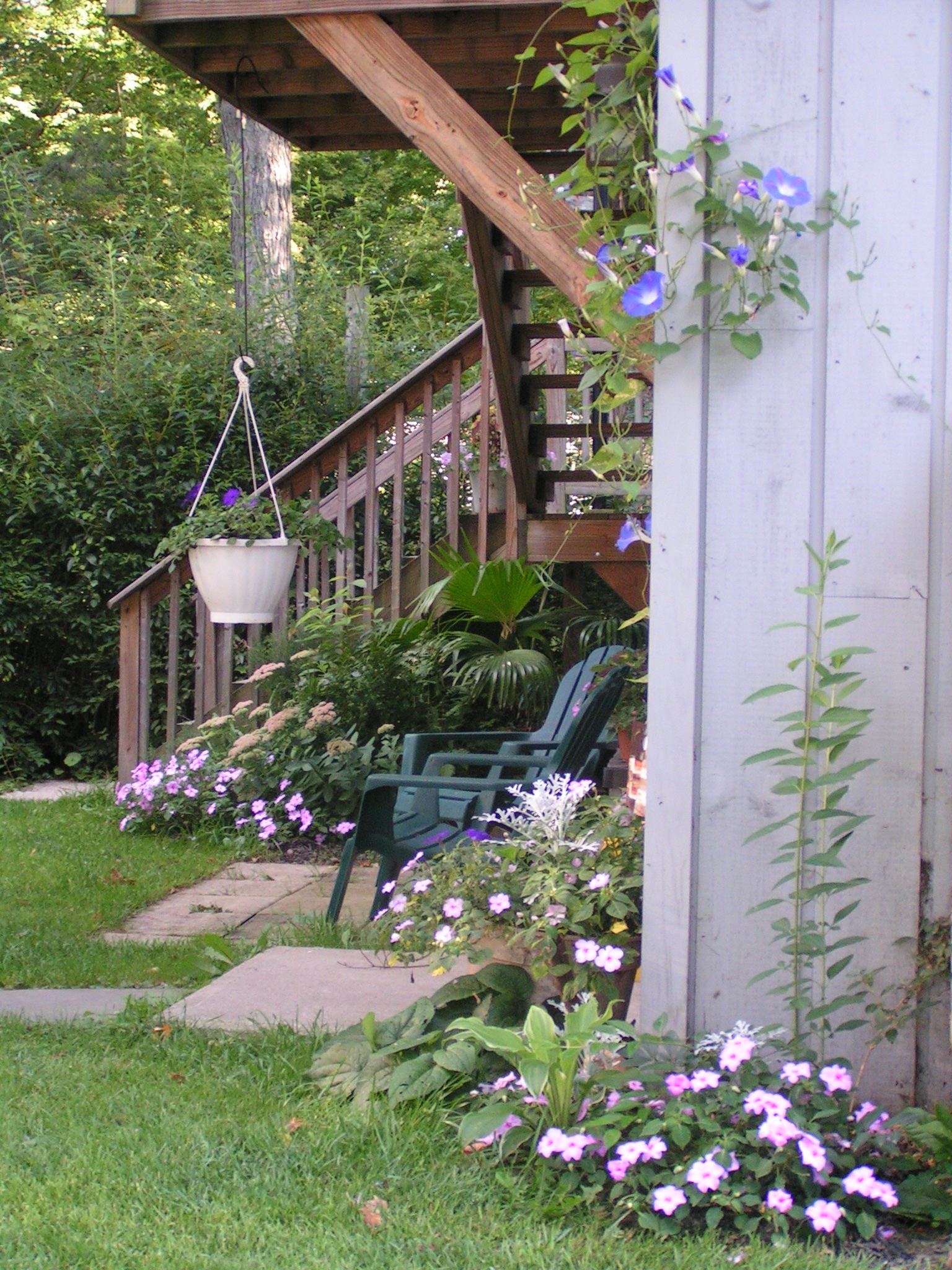 Stair access to Lakeview Cottage