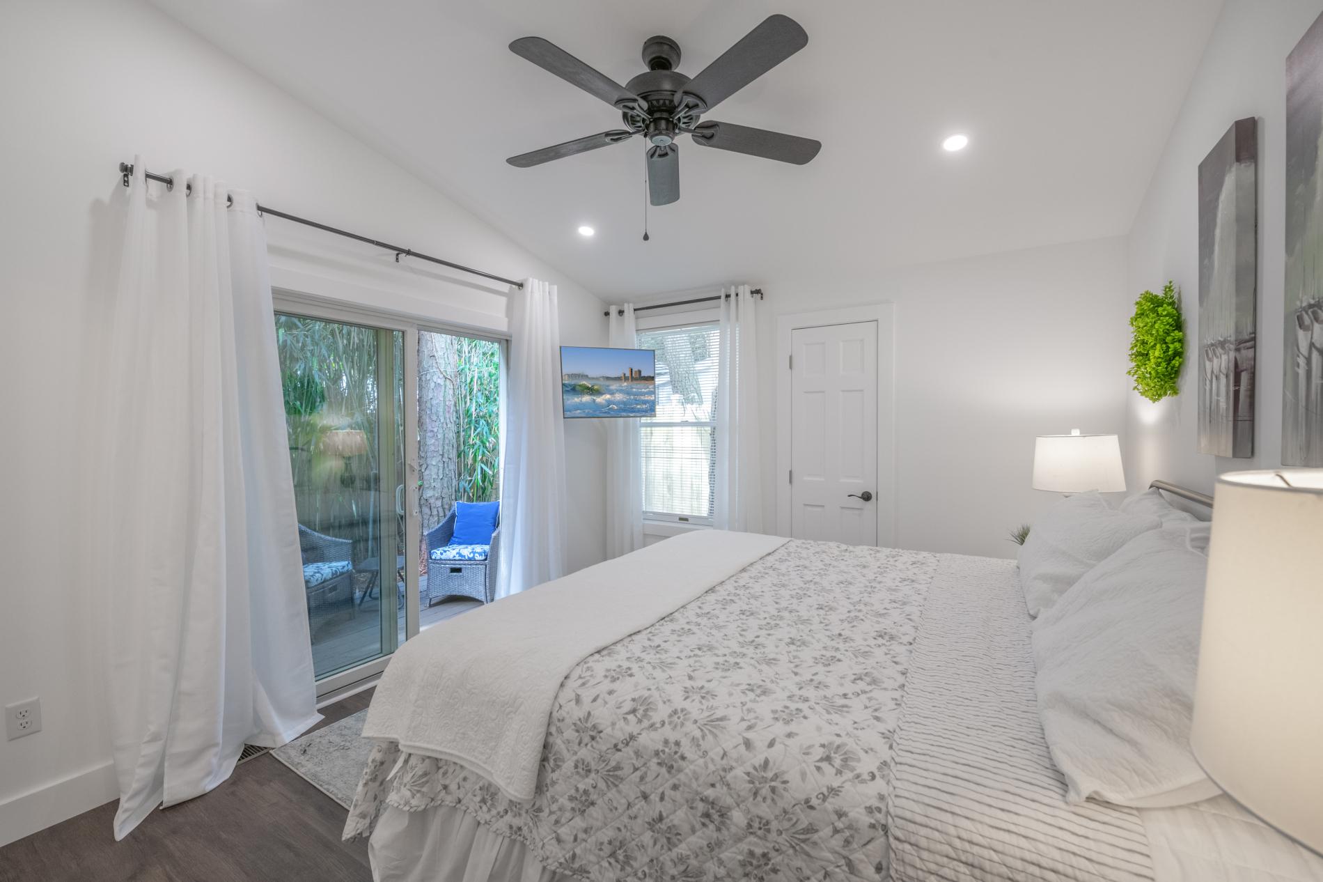 Primary ensuite 1 with private deck