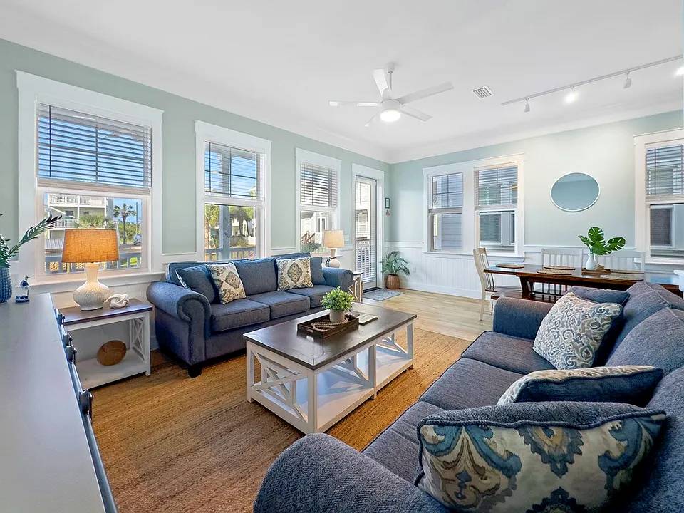 Bright area for playing games or watching TV together.