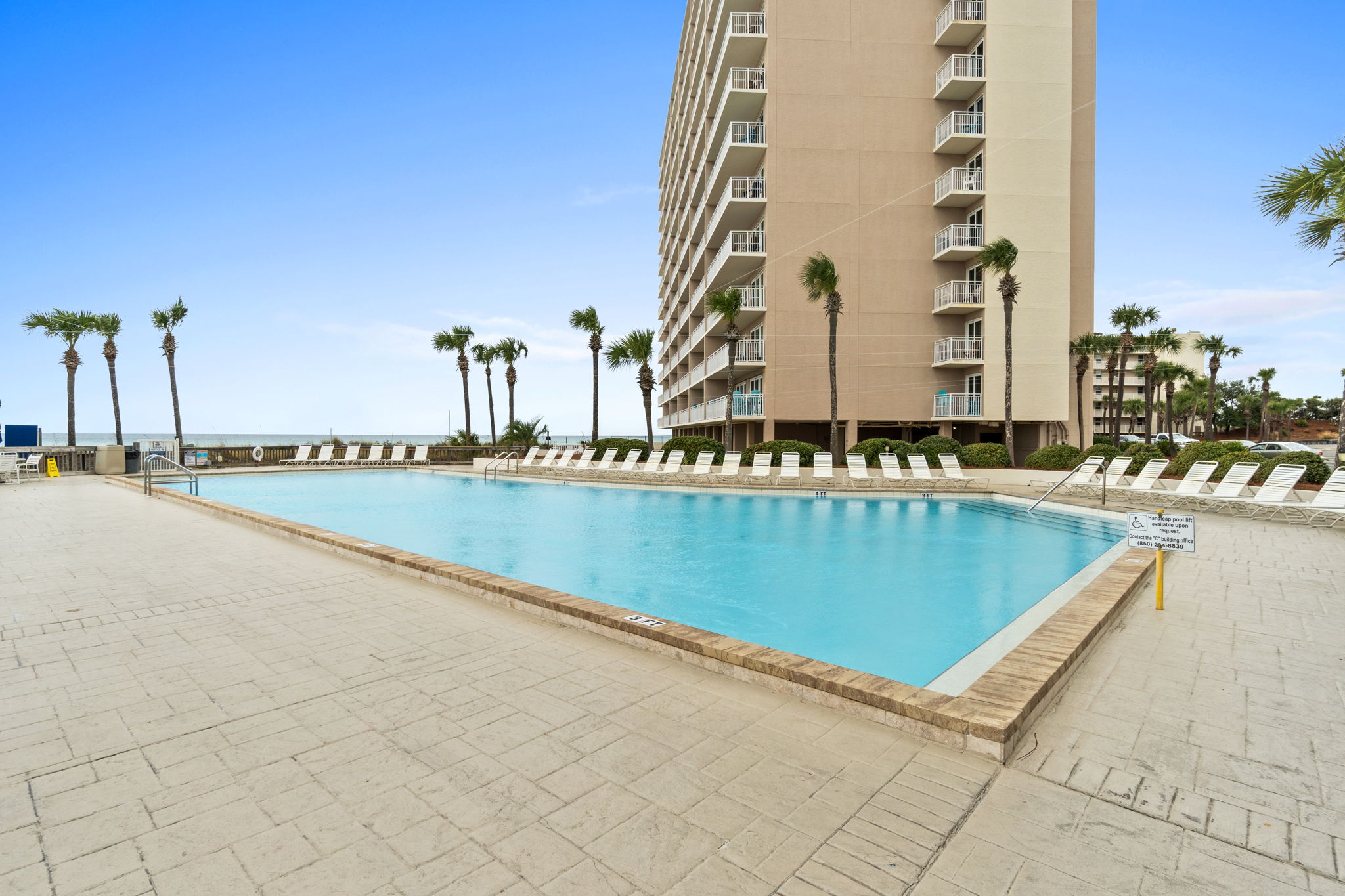 Pool and Beach Access