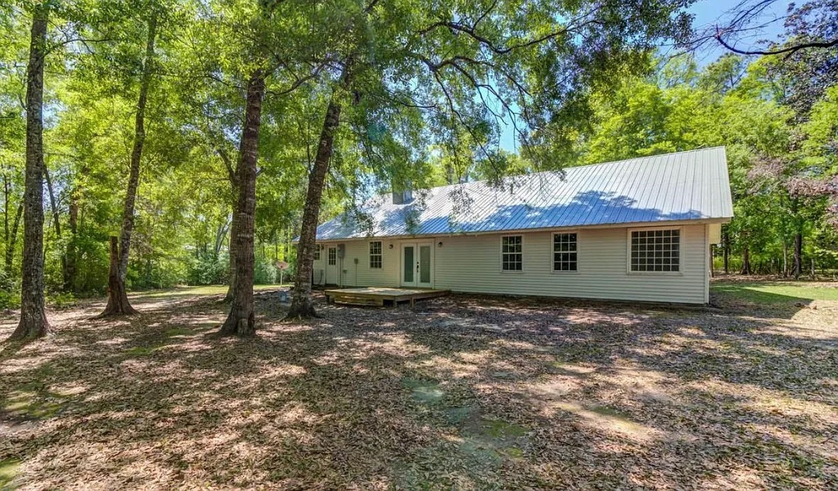 Rear of the home 