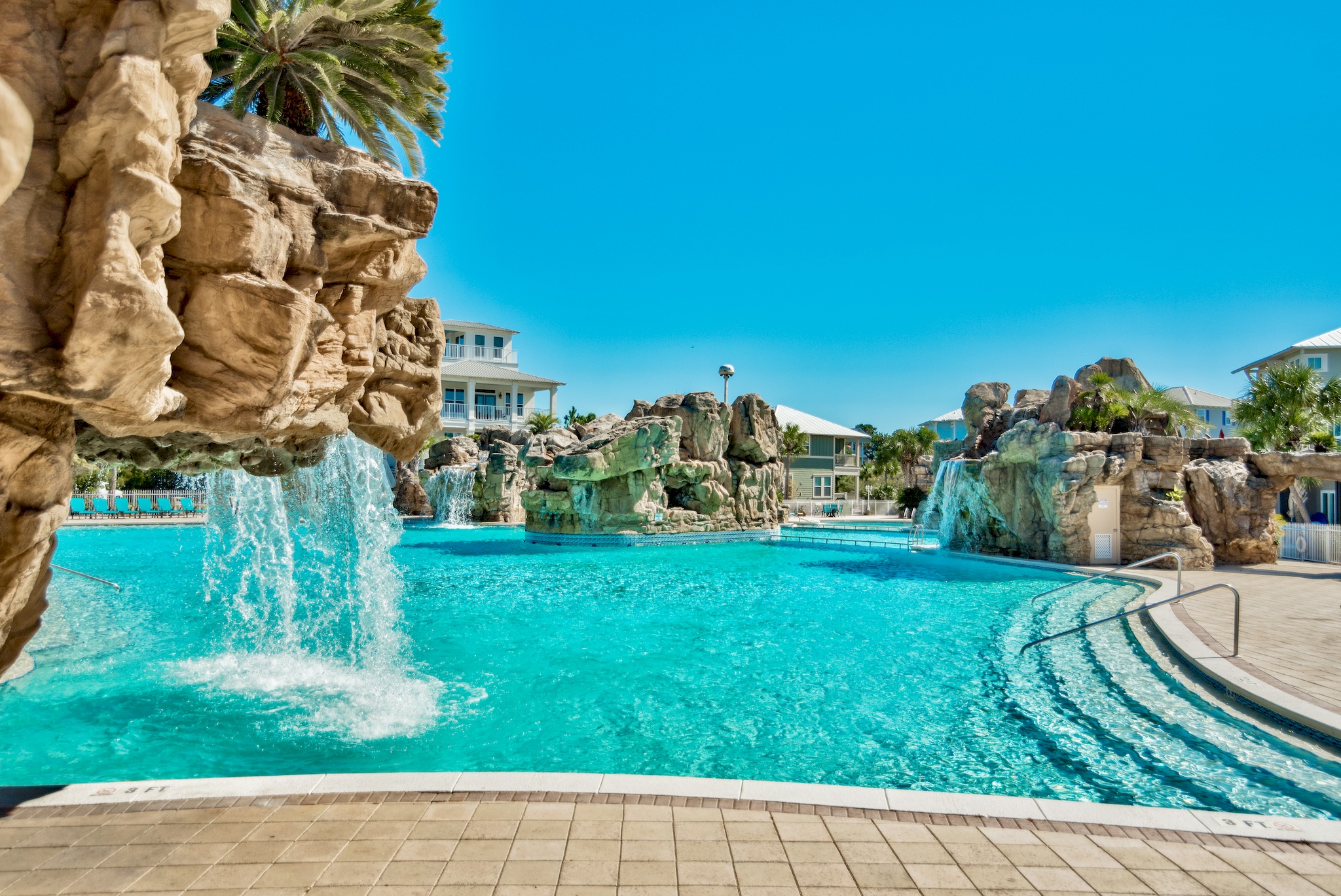 Waterfalls at Pool