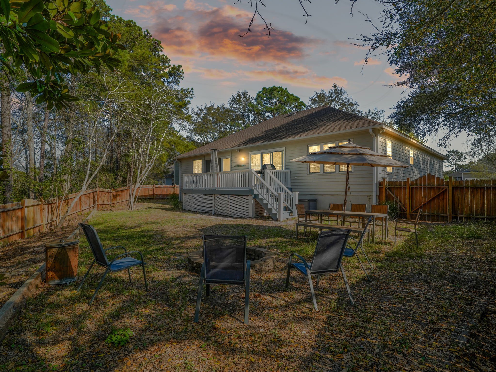 Twilight View: Rear