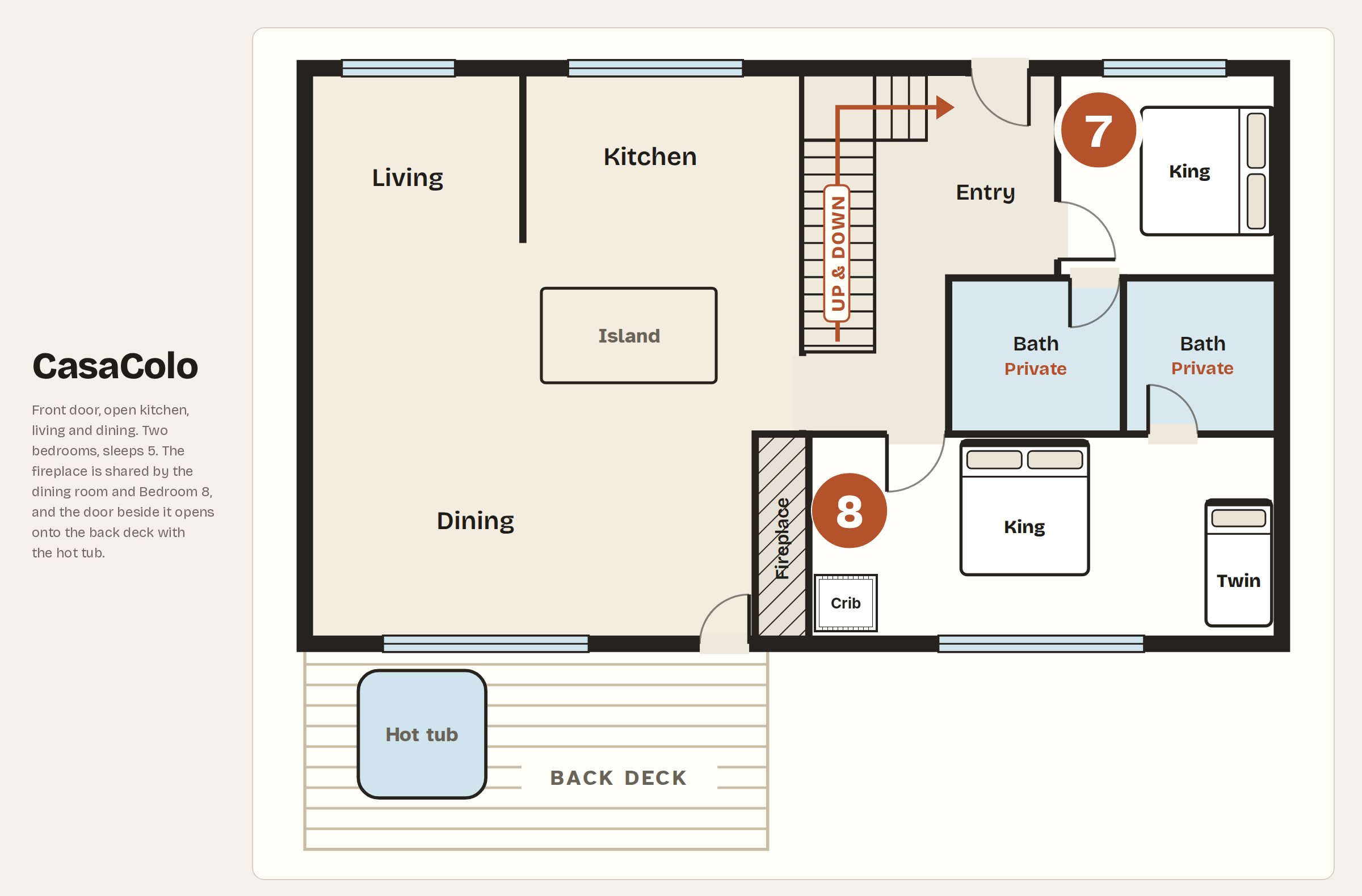 Main level floor plan