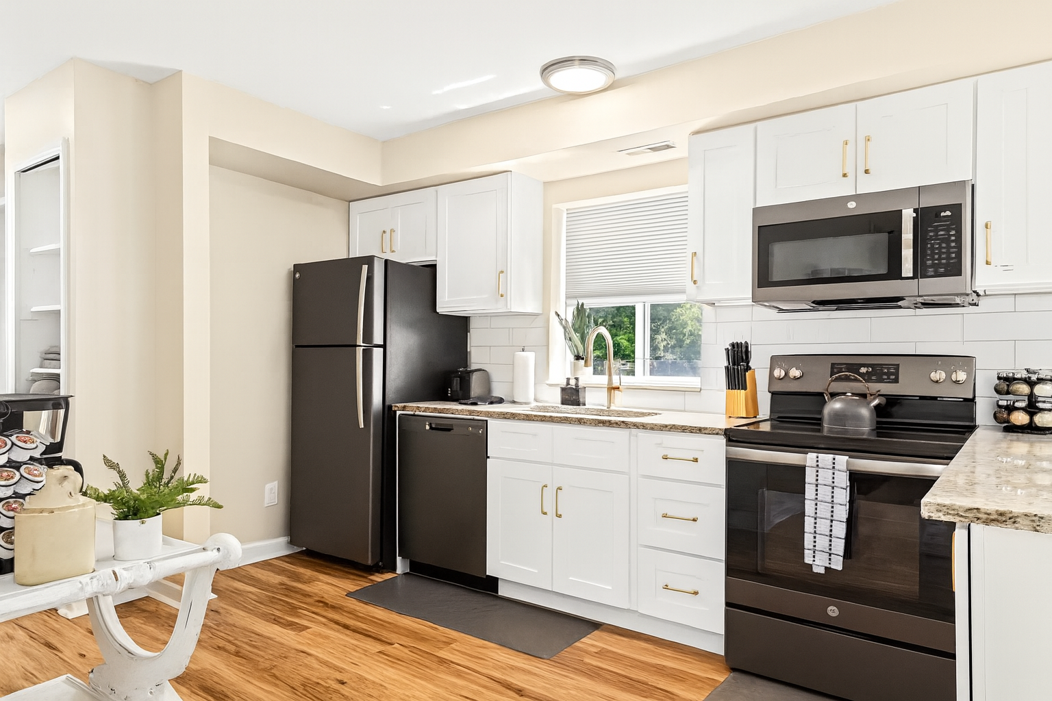 Prepare your meals using our fully-equipped kitchen stocked with all the essentials.