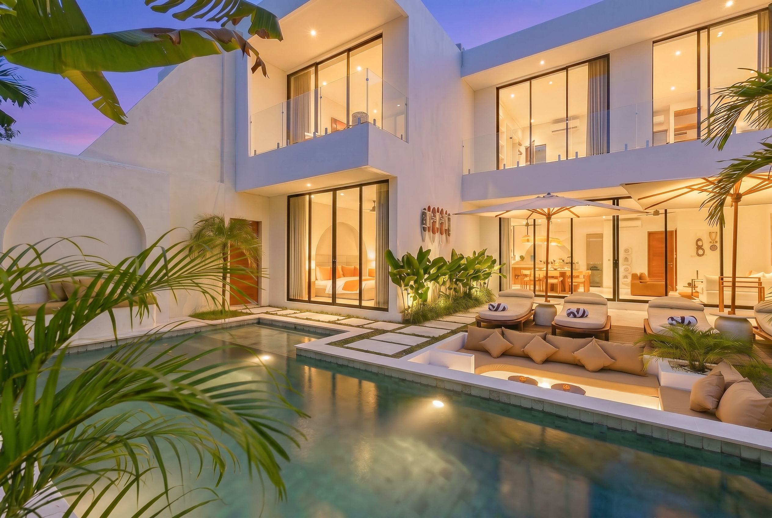Pool area