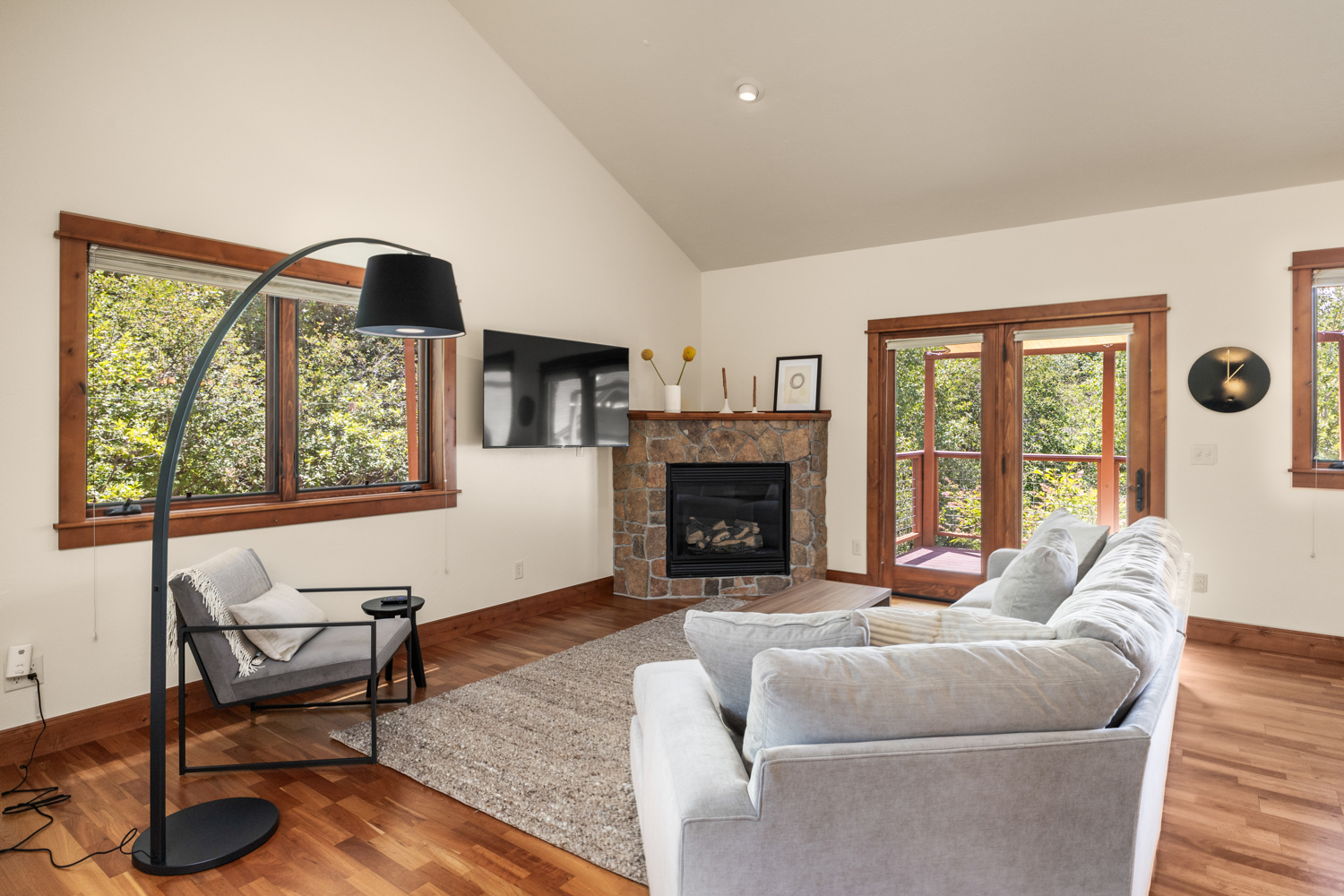Upstairs Living Area | View From Private Deck