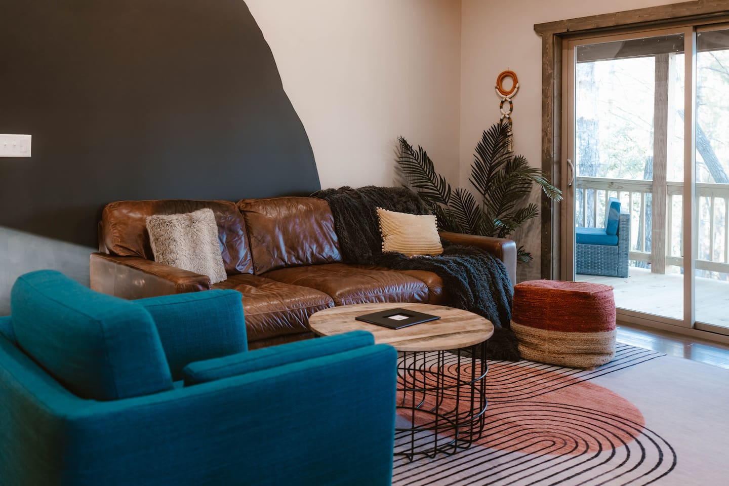 Enjoy a movie night in or a book cuddled up on the extra deep couch.