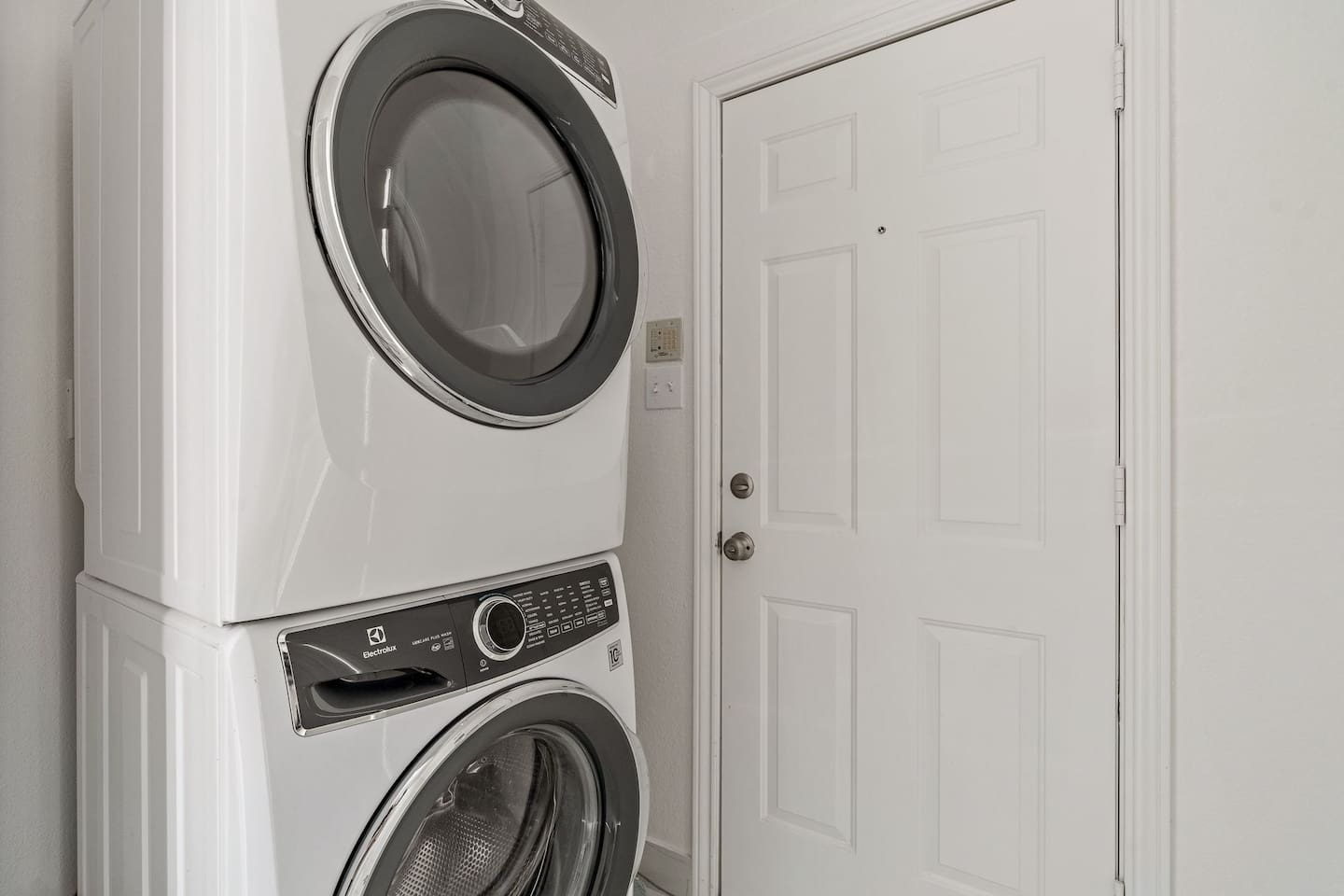 Freshen up with ease—washer & dryer available for guest use.